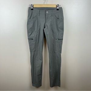 Kuhl Horizn Skinny Pants Womens Size 0 Short Petite Gray Hiking Outdoor Cargo